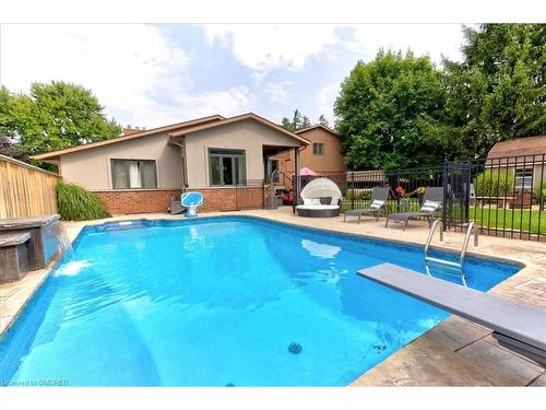 2873 Forest Road, Stratford, ON - Outdoor With In Ground Pool With Deck Patio Veranda With Backyard With Exterior