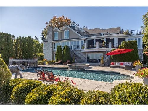 88 Wolfdale Avenue, Oakville, ON - Outdoor With In Ground Pool