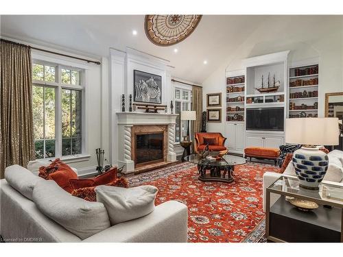 88 Wolfdale Avenue, Oakville, ON - Indoor Photo Showing Living Room With Fireplace