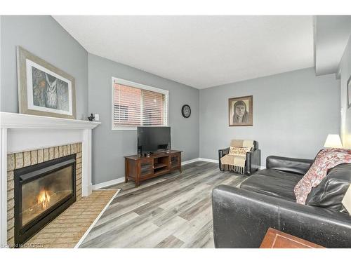 78 Lauchlin Crescent, Georgetown, ON - Indoor Photo Showing Living Room With Fireplace