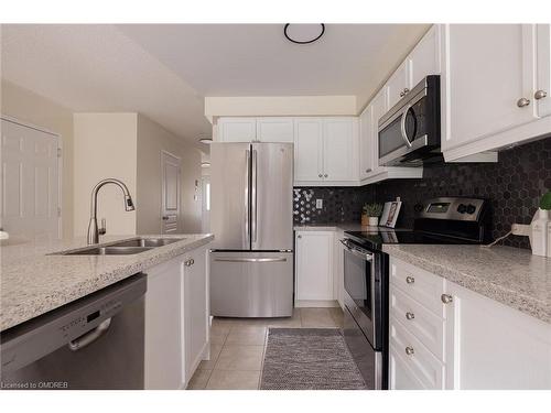 2423 Postmaster Drive, Oakville, ON - Indoor Photo Showing Kitchen With Double Sink