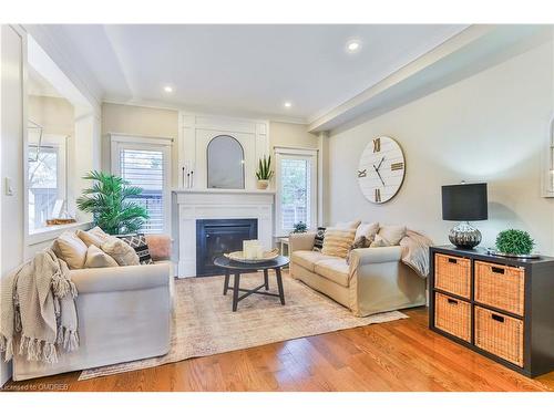 3089 Ferguson Drive, Burlington, ON - Indoor Photo Showing Living Room With Fireplace