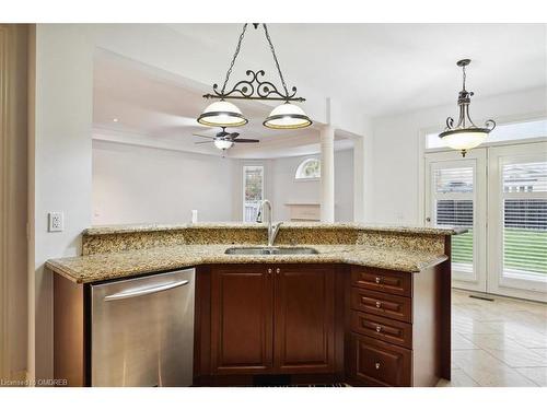 2379 Rock Point Drive, Oakville, ON - Indoor Photo Showing Kitchen With Double Sink