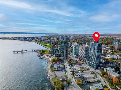 1905-370 Martha Street, Burlington, ON - Outdoor With Body Of Water With View