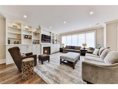 2361 Hixon Street, Oakville, ON - Indoor Photo Showing Living Room With Fireplace