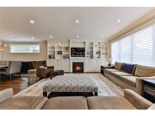 2361 Hixon Street, Oakville, ON - Indoor Photo Showing Living Room With Fireplace