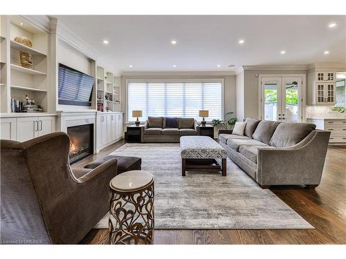 2361 Hixon Street, Oakville, ON - Indoor Photo Showing Living Room With Fireplace