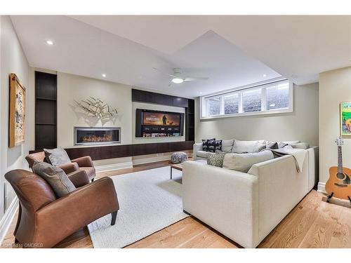 2361 Hixon Street, Oakville, ON - Indoor Photo Showing Living Room With Fireplace