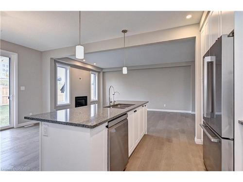 442 Westhaven Street, Waterloo, ON - Indoor Photo Showing Kitchen With Stainless Steel Kitchen With Double Sink With Upgraded Kitchen