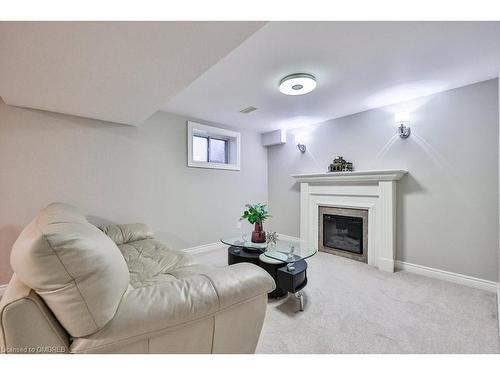 192 Waneta Drive, Oakville, ON - Indoor Photo Showing Living Room With Fireplace