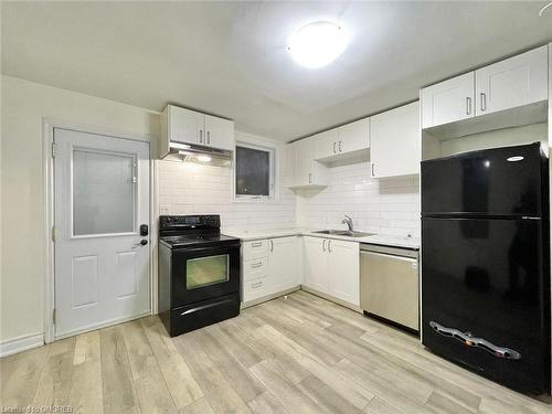 287 Hunter Street E, Hamilton, ON - Indoor Photo Showing Kitchen With Double Sink