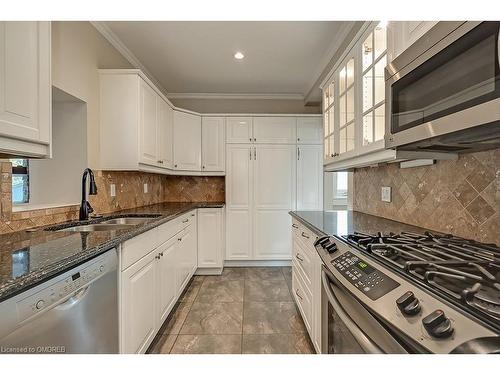 411 Trafalgar Road, Oakville, ON - Indoor Photo Showing Kitchen With Double Sink