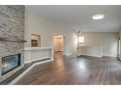 411 Trafalgar Road, Oakville, ON - Indoor Photo Showing Living Room With Fireplace