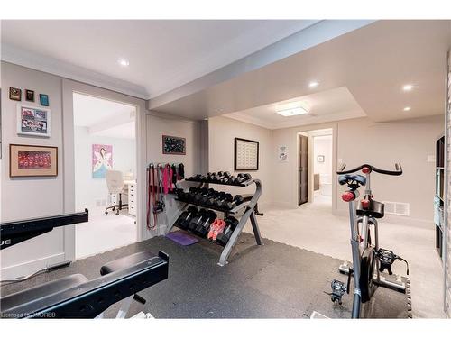 134 Westchester Road, Oakville, ON - Indoor Photo Showing Gym Room