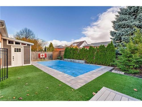 134 Westchester Road, Oakville, ON - Outdoor With In Ground Pool With Backyard