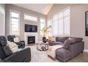 1456 Ford Strathy Crescent, Oakville, ON  - Indoor Photo Showing Living Room With Fireplace 