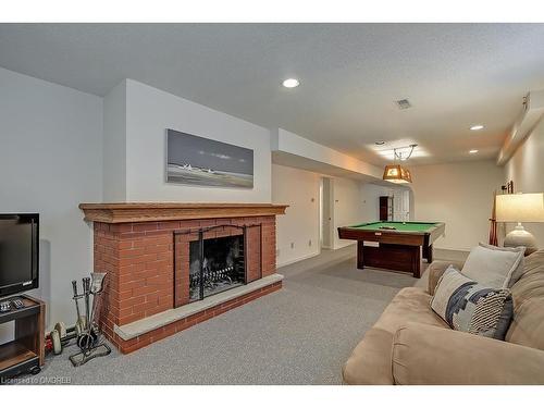 137 Dornie Road, Oakville, ON - Indoor Photo Showing Living Room With Fireplace