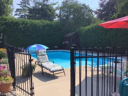 137 Dornie Road, Oakville, ON - Outdoor With In Ground Pool With Backyard