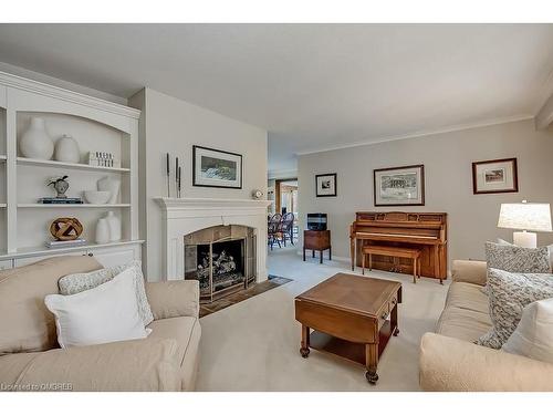 137 Dornie Road, Oakville, ON - Indoor Photo Showing Living Room With Fireplace