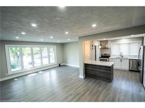 Upper-47 Duncairn Avenue, Kitchener, ON - Indoor Photo Showing Kitchen With Double Sink