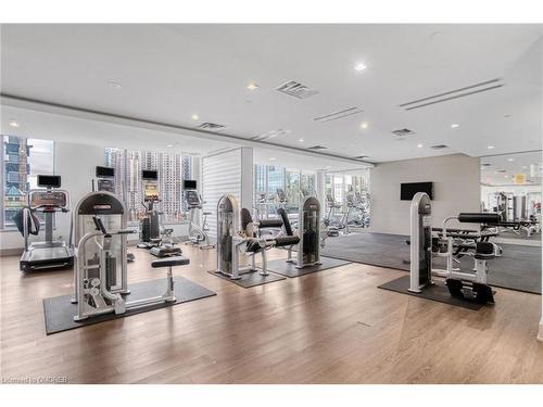 1403-510 Curran Place, Mississauga, ON - Indoor Photo Showing Gym Room