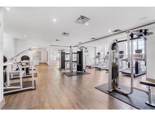 1403-510 Curran Place, Mississauga, ON - Indoor Photo Showing Gym Room