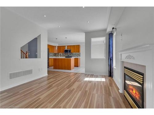 2324 Saddlecreek Crescent, Oakville, ON - Indoor Photo Showing Living Room With Fireplace