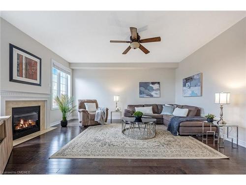 43 Jolana Crescent, Georgetown, ON - Indoor Photo Showing Living Room With Fireplace