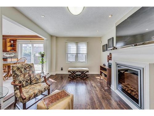 226 Poole Drive, Oakville, ON - Indoor Photo Showing Living Room With Fireplace