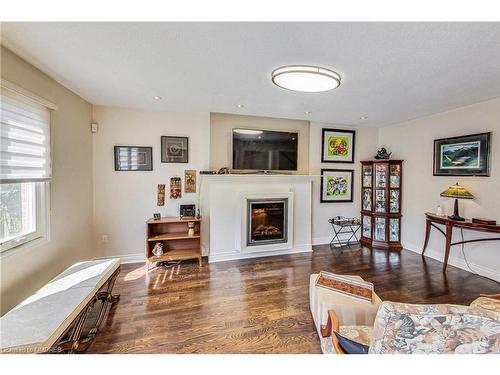 226 Poole Drive, Oakville, ON - Indoor Photo Showing Living Room With Fireplace