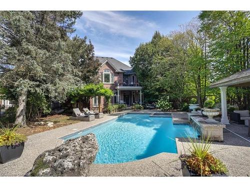 1143 Riverbank Way, Oakville, ON - Outdoor With In Ground Pool With Backyard