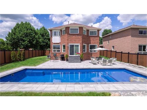 2 Smith Drive, Georgetown, ON - Outdoor With In Ground Pool With Deck Patio Veranda With Backyard