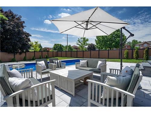 2 Smith Drive, Georgetown, ON - Outdoor With In Ground Pool With Deck Patio Veranda