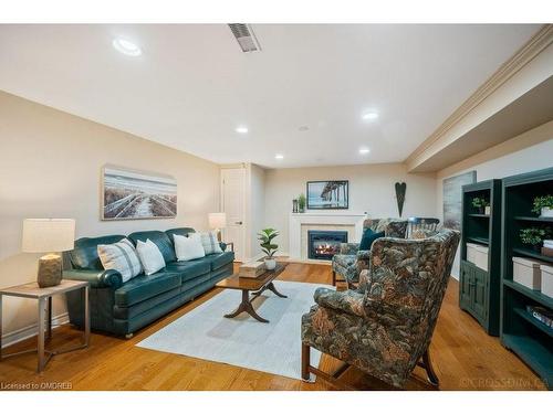 250 Dalewood Drive, Oakville, ON - Indoor Photo Showing Living Room With Fireplace