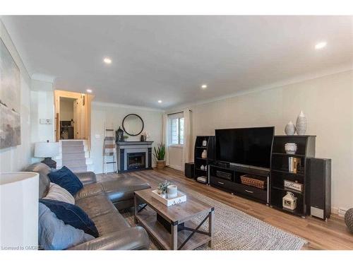 Main-55 Burness Drive, St. Catharines, ON - Indoor Photo Showing Living Room With Fireplace