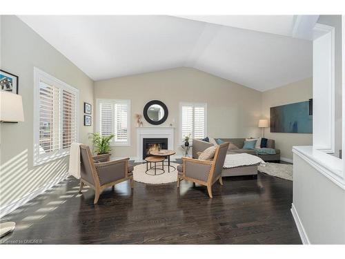 13 Beacon Hill Drive, Brampton, ON - Indoor Photo Showing Living Room With Fireplace