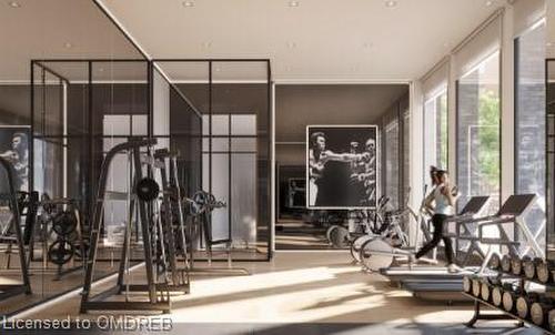 1022-1 Jarvis Street, Hamilton, ON - Indoor Photo Showing Gym Room