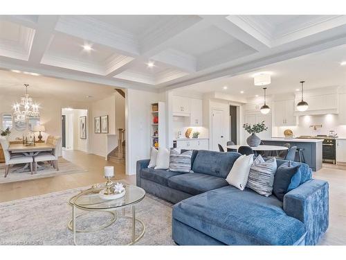 221 Agro Street, Waterdown, ON - Indoor Photo Showing Living Room