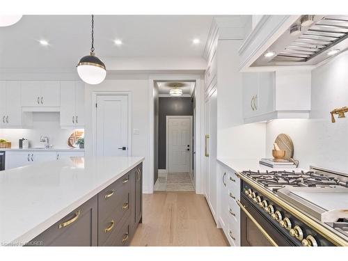 221 Agro Street, Waterdown, ON - Indoor Photo Showing Kitchen With Upgraded Kitchen