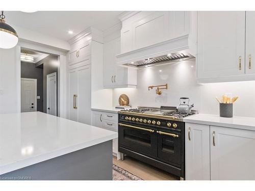 221 Agro Street, Waterdown, ON - Indoor Photo Showing Kitchen With Upgraded Kitchen