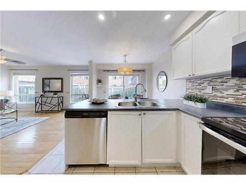 1534 Evans Terrace, Milton, ON - Indoor Photo Showing Kitchen With Double Sink