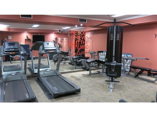 301-2175 Marine Drive, Oakville, ON - Indoor Photo Showing Gym Room