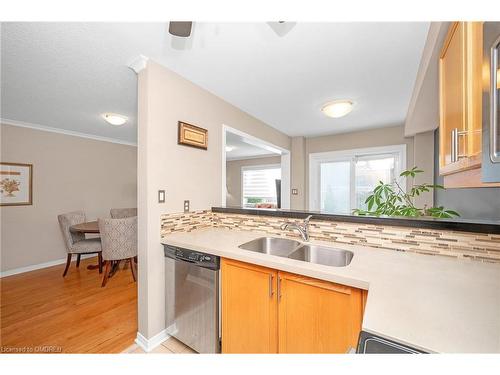 2493 Newcastle Crescent, Oakville, ON - Indoor Photo Showing Kitchen With Double Sink