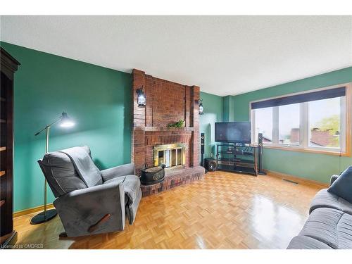 2772 Kingsway Drive, Oakville, ON - Indoor Photo Showing Living Room With Fireplace