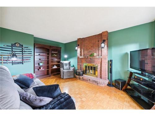 2772 Kingsway Drive, Oakville, ON - Indoor Photo Showing Living Room With Fireplace