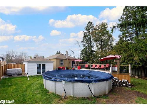 1 Margaret Street, Halton, ON - Outdoor With Above Ground Pool With Backyard