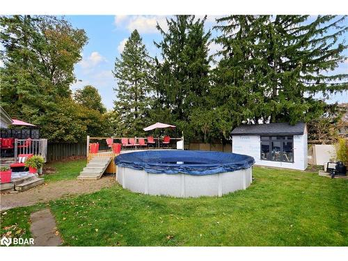 1 Margaret Street, Halton, ON - Outdoor With Above Ground Pool With Backyard