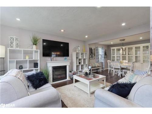 1 Margaret Street, Halton, ON - Indoor Photo Showing Living Room With Fireplace