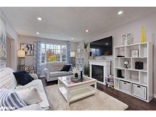 1 Margaret Street, Halton, ON - Indoor Photo Showing Living Room With Fireplace