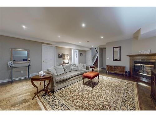 43 Oarsman Crescent, St. Catharines, ON - Indoor Photo Showing Living Room With Fireplace